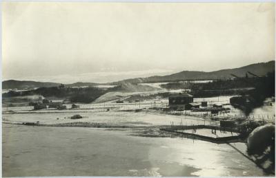 United Church mission and Indian Residential School, Morley, Alta.