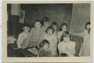 Scenes from Morley Indian Residential School, Morley, Alta.