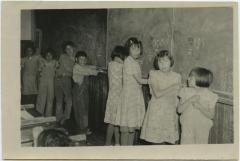 Scenes from Morley Indian Residential School, Morley, Alta.
