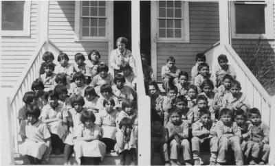 Junior Class of the Morley Residential School