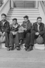 Stoney Nakoda Senior boys at school