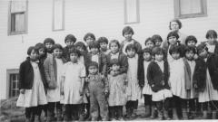 Junior girls at Morley Residential School