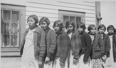Senior girls ready for church