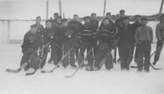 Hockey team, Morley, Alberta