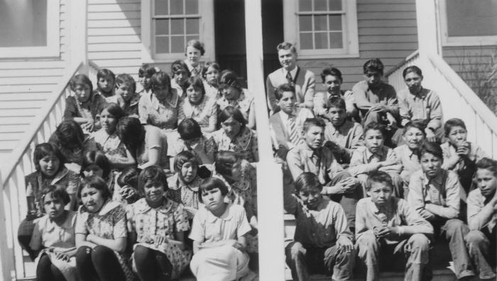 Morley Residential School with United Church