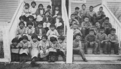 Junior class at Morley Residential School
