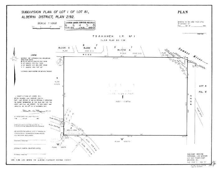 Plan, 1 January 1979