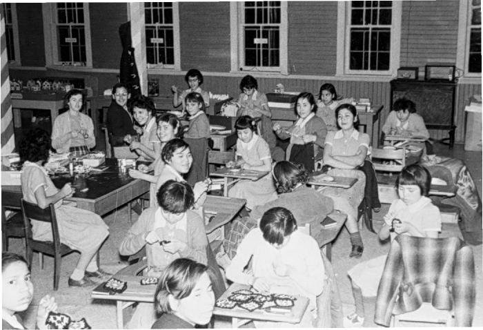 Pupils at St. George's School