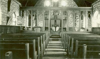 Chapel at Indian Residential School at Lytton