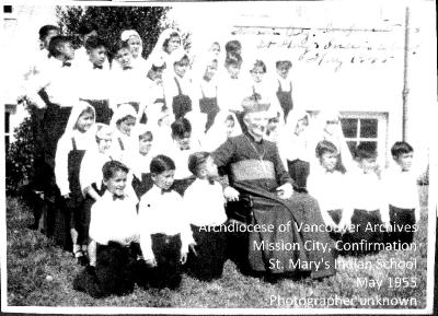 Mission City, Confirmation - St. Mary's Indian School