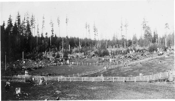 Panorama of Farm, Alert Bay School - Photo #1