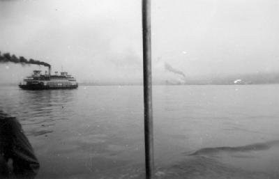 Ship out on the water