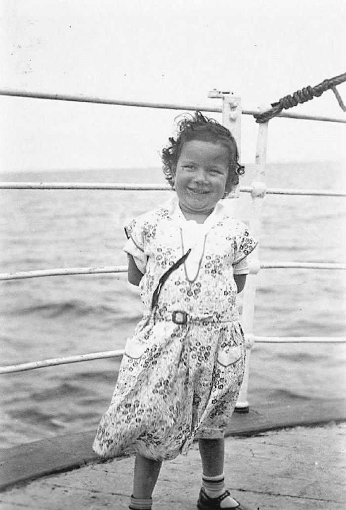 Doreen Weir, age 5 years, Alert Bay Indian Residential School