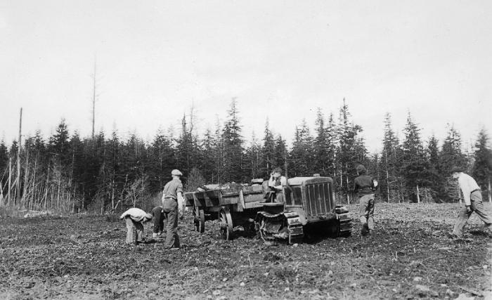 Farming at the Alert School.
