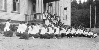 Alert Bay Girls - Prize Giving Day