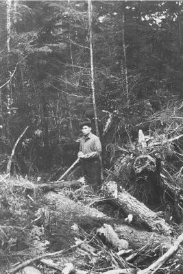 Alert Bay School - Ernest Campbell, Officer, who left June 1922