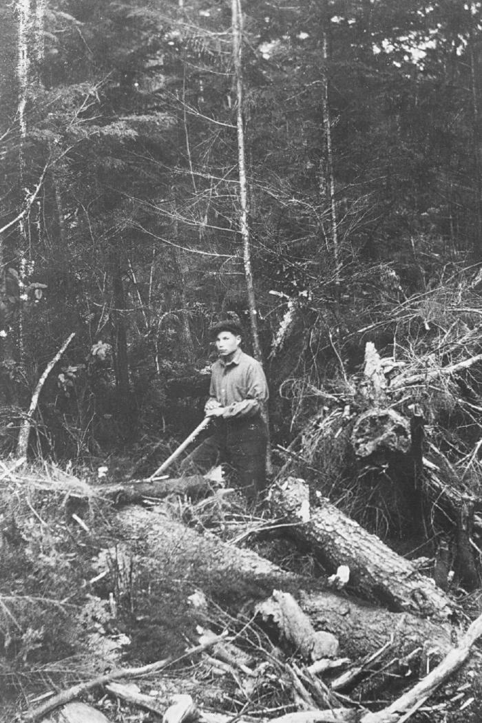 Alert Bay School - Ernest Campbell, Officer, who left June 1922