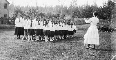 Alert Bay Girls - Prize Giving Day