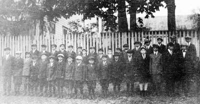 St. Michael's Boys' School students, Alert Bay, BC