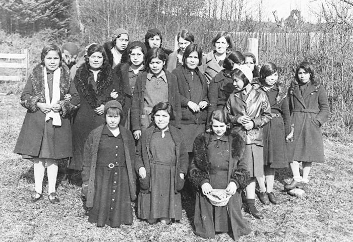 Girls - St. Michael's School, Alert Bay, B.C.
