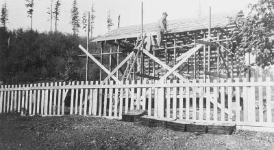 Alert Bay School - Principal building shack