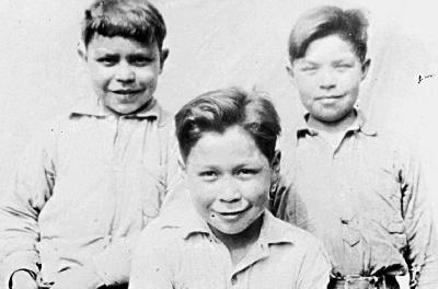 Boys of St. Michael's School, Alert Bay, B.C.