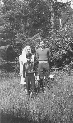 Alert Bay Preventorium, B.C. - My boy __; he made and gave me the "Totem" picture frame, a swell patient.