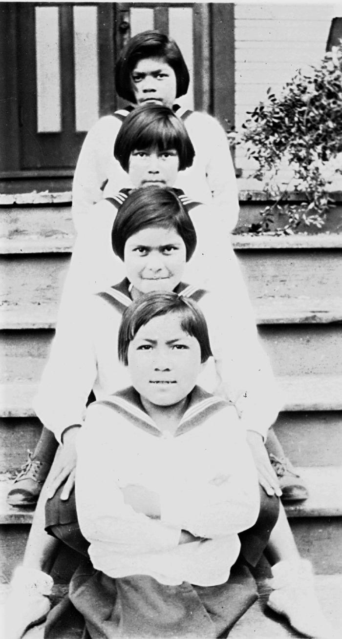 St. Michael's School, Alert Bay, B.C. - Massett Girls
