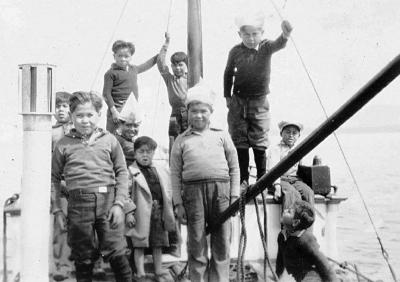 St. Michael's School, Alert Bay, B.C. - Boys of this school