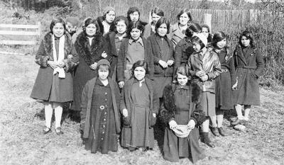 St. Michael's School, Alert bay - Girls of this school