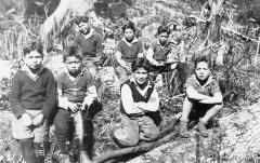 St. Michael's School, Alert Bay, B.C. - All Massett boys of this school