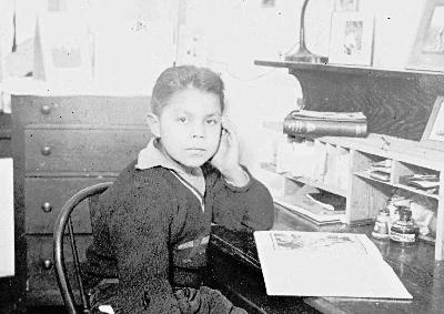 Boys of St. Michael's School, Alert Bay, B.C.