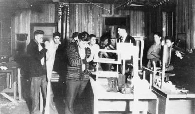 Alert Bay School - wood working class