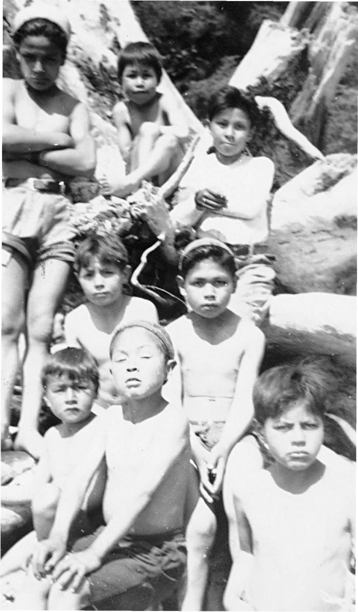 St. Michael's School, Alert Bay, B.C. - Boys of this school