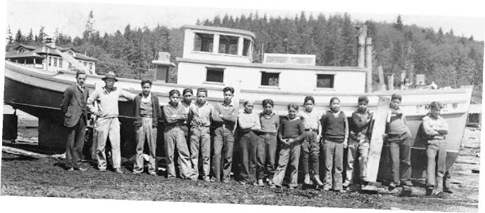 The boat, "St. Michael" - Alert Bay School 