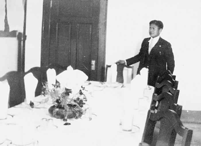St. Michael's School, Alert Bay, B.C. - Staff dining room and senior student