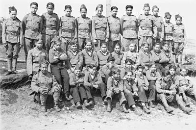 Cadets, St. Michael's School, Alert Bay, B.C.