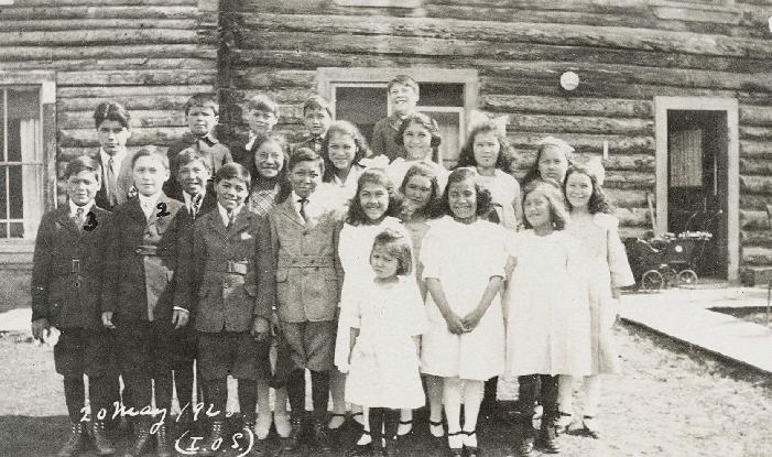 Children staying at St. Paul's Hostel, Dawson