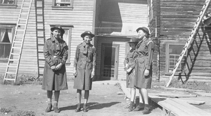Girl Guides at St. Paul's Hostel, Dawson, Yukon