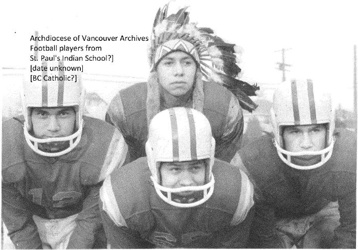 [Football players from St. Paul's Indian School?]