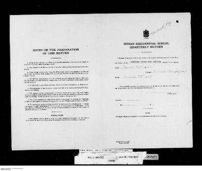 Quarterly Return, 31 March 1942