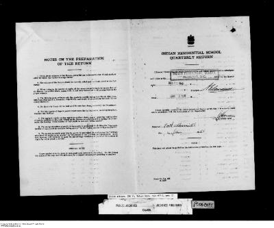 Quarterly Return, 31 December 1949