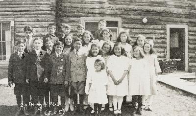 Children staying at St. Paul's Hostel, Dawson