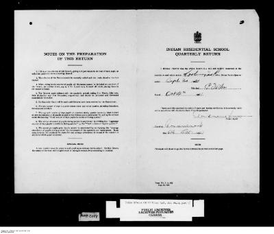 Quarterly Return, 30 September 1941