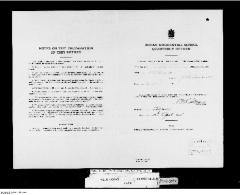 Quarterly Return, 31 March 1945