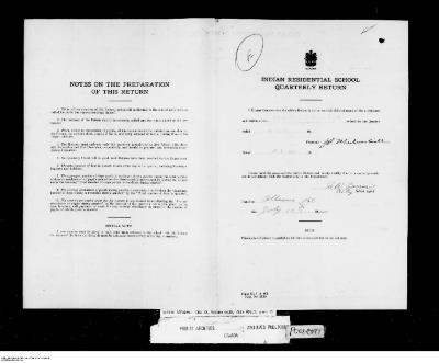 Quarterly Return, 30 June 1946
