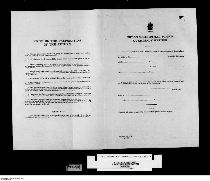 Quarterly Return, 30 June 1949