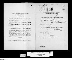 Quarterly Return, 31 March 1950