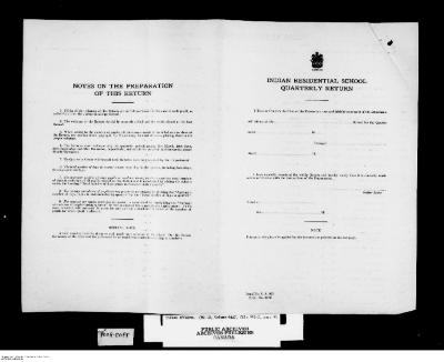 Quarterly Return, 31 December 1949