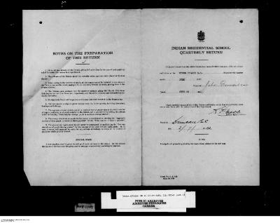 Quarterly Return, 30 June 1941